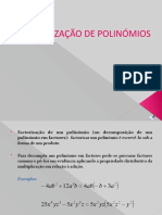 Factorizac3a7c3a3o de Polinc3b3mios