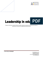 Leadership in Educatie - Suport de Curs - Formator