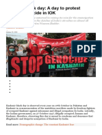 Kashmir Black Day: A Day To Protest Muslim Genocide in IOK