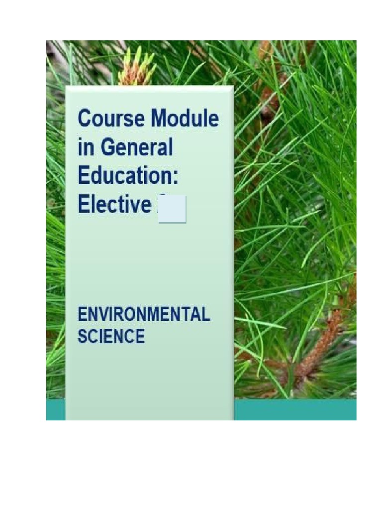 Environmental Science Overview and Impact | PDF | Natural Environment ...