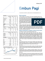 Market Commentary: Hariyanto Wijaya CFA, CPA (Aust), CMT (Hariyanto - Wijaya@miraeasset - Co.id)