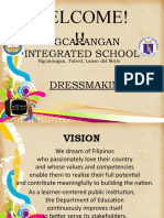 Welcome! !!: Pigcarangan Integrated School Dressmaking NC Ii