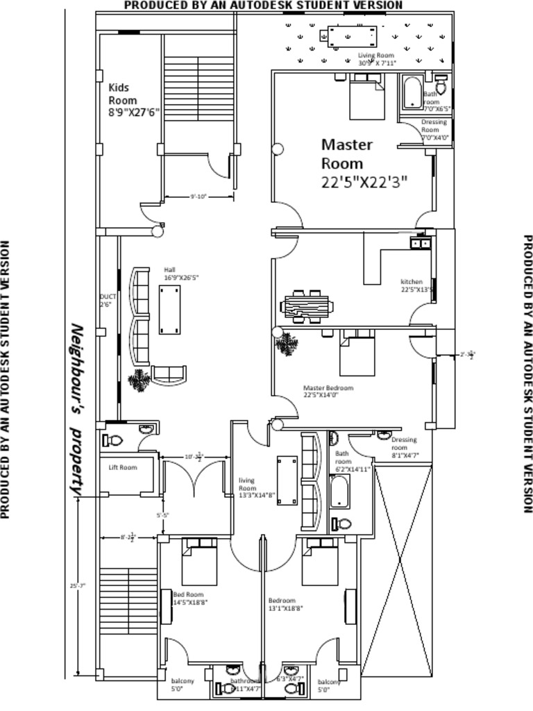 Detailed Floor Plan Dimensions | PDF | Room | Interior Design