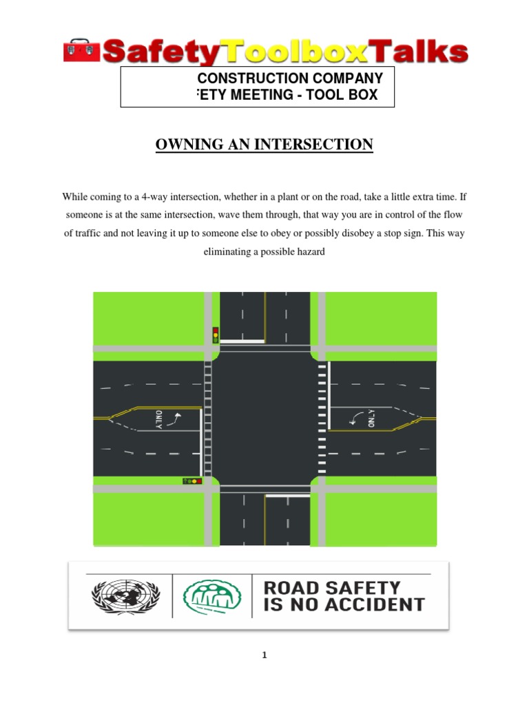 Safe Traffic Management at Intersections | PDF | Career & Growth