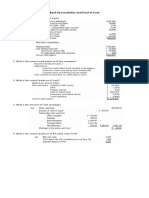 Cash and Cash Equivalent, Bank Reconciliation and Poof of Cash Answer Key PDF