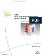 HVX Selection List PDF