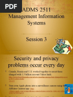 ADMS 2511: Management Information Systems Session 3