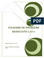 CULEGERE DE PROBLEME REZOLVATE CC++ Informatica by NECIU ILEANA PDF