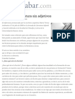 (2008) Andruetto, M. T. - Hacia una literatura sin adjetivos