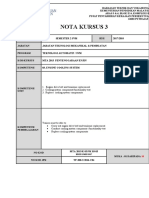 Nota Kursus K03 NK-01-03