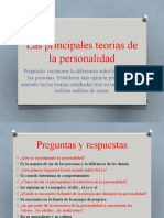 Las Principales Teorias de La Personalidad