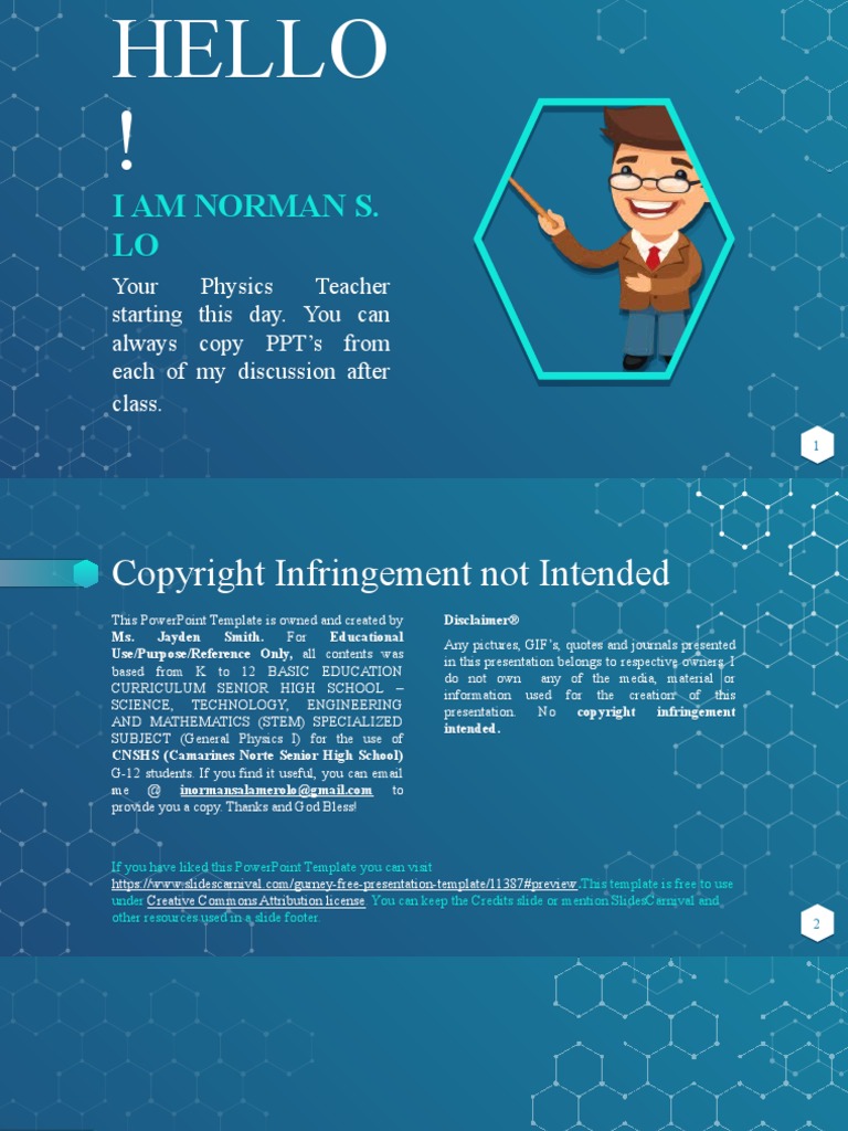 Online Class Template | PDF | Color | Blue