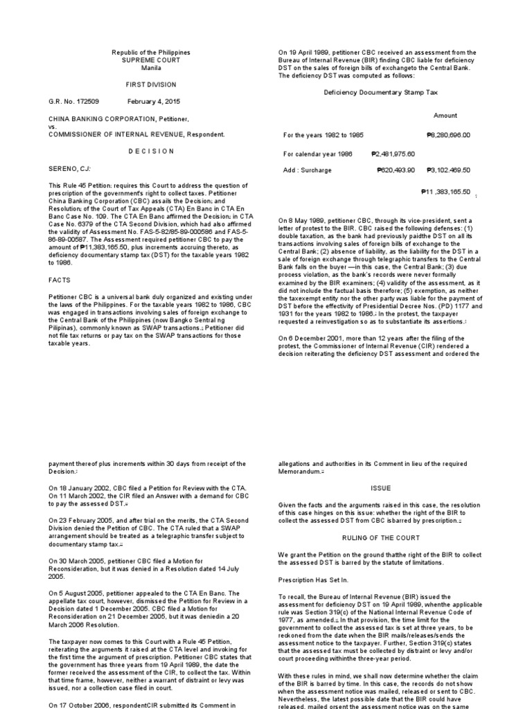 Supreme Court PDF Injunction Statute Of Limitations