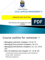 College of Medicine Drug Selection Guide