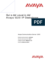 Guía Del Usuario Del Avaya 1220 IP Deskphone PDF