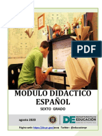 Módulo Didáctico de Español 6 PDF