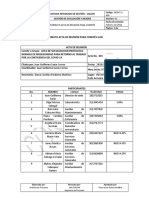 Acta Numero 001 Socializacion de Protocolo