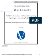 Child Abuse Prevention Certificate