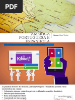 Colonização da América Espanhola x Portuguesa