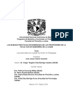 OPCION 1 - Las Buenas Practicas de Enseñanza de Los Profesores de La Facultad de Ingenieria PDF