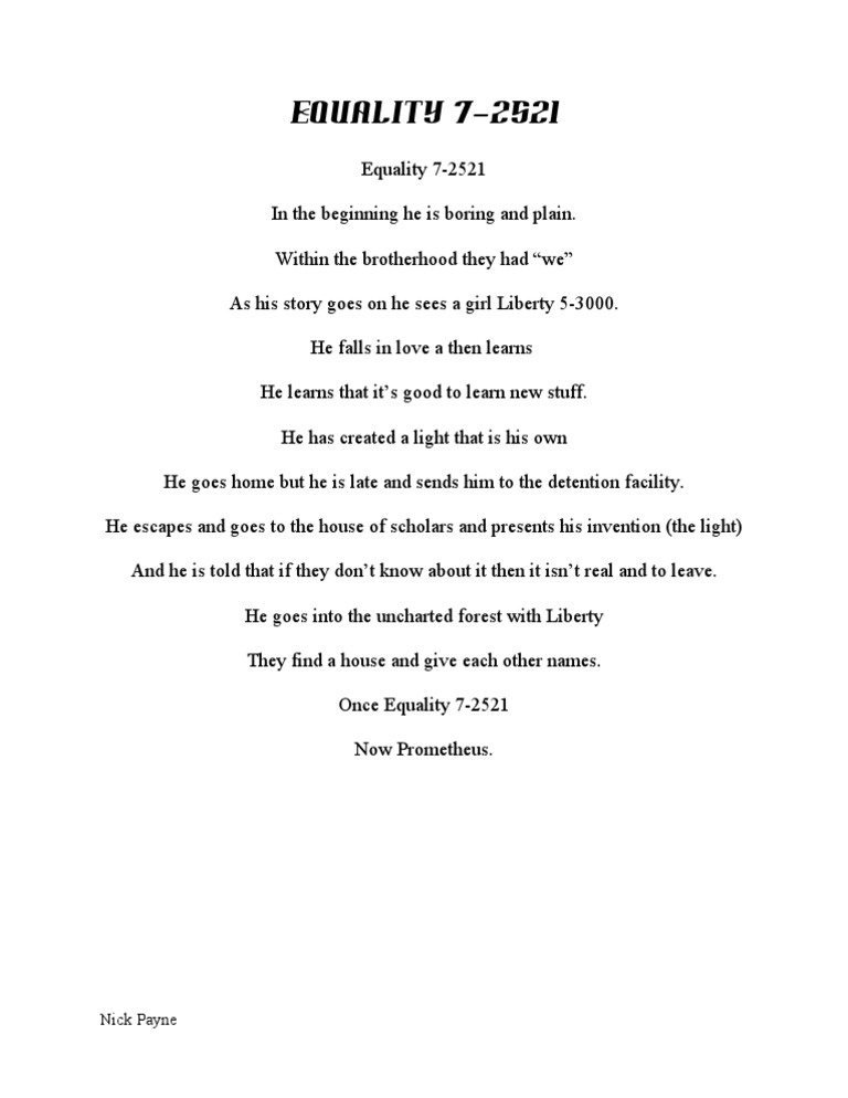 Equality 72521 Nick Payne PDF