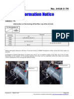 Information Notice: Subject: Oil Information On The Locking of The Filler Cap of The Oil Tank