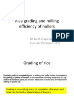 Rice Grading and Milling Efficiency