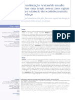 Eletroestimulação Funcional Do Assoalho Pélvico Versus Terapia Com Os Cones Vaginais para o Tratamento de Incontinência Urinária de Esforço PDF