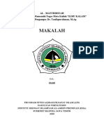 Makalah: Al - Maturidiyah Diajukan Guna Memenuhi Tugas Mata Kuliah "ILMU KALAM" Dosen Pengampu: Dr. Taufiqurrahman, M.Ag