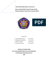 Laporan Praktik Kerja Lapangan "Pembangunan Gedung Kuliah Terpadu Program Studi Multimedia Akademi Komunitas Negeri Putra Sang Fajar Blitar"