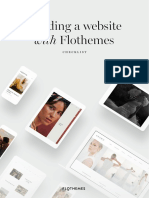 Building a website with Flothemes CHECKLIST