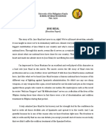 Jose Rizal (Reaction Paper)