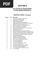 Valuation of Inventories: A Cost Basis Approach: Multiple Choice