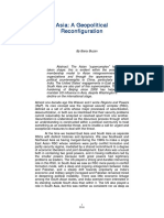 BUZAN. Asia, A Geopolitical Reconfiguration PDF