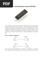 Electronics: Serial Expansion Using 74HC4052