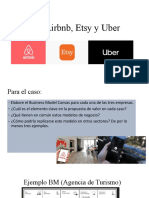 Caso Airbnb, Etsy y Uber