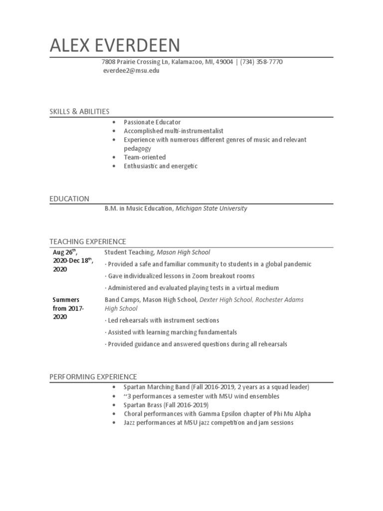 Everdeen Resume | PDF