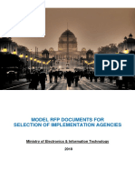 Model RFP - Selection of Implementation Agency - 2018 PDF