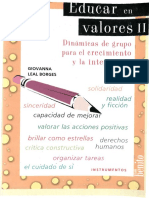 LEAL BORGES, G. - Educar en valores II. Dinamicas de grupo para el crecimiento y la integracion - San Benito, Buenos Aires, 2005.pdf