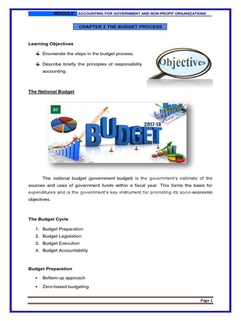 Government Budget Process Overview | PDF | Appropriations Bill (United ...