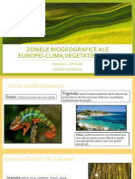 Zonele Biogeografice Ale europei-CLIMA, VEGETATIE, FAUNA