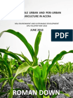 Sustainable Urban and Peri-Urban Agriculture in Accra, Roman Down Ashaiman