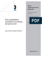 Perú Gradualidad e Innovación en La Reforma Del Servicio Civil PDF