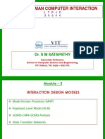 Cse4015 Human Computer Interaction: Dr. S M Satapathy