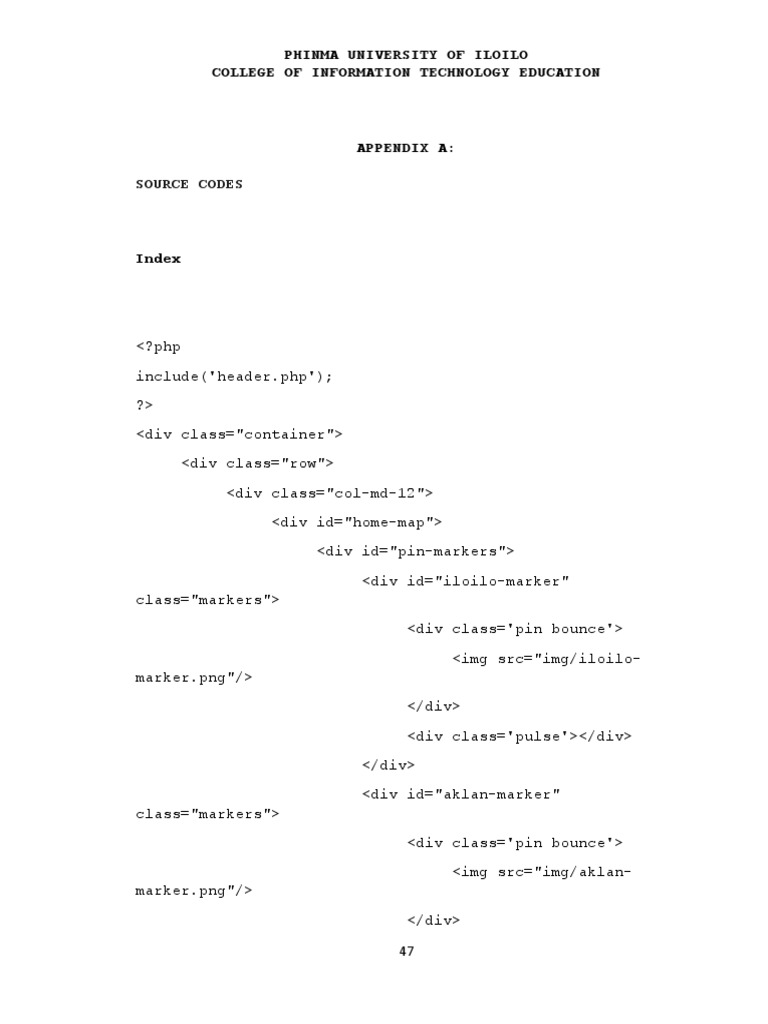 Appendix a source codes pdf science and technology digital