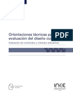 1.INEE 2019 OrientacionesTecnicasEvaluacionDiseñoCurricular PDF