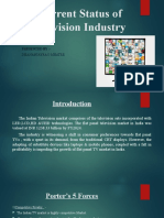 Current Status of Television Industry PPT (Strategic Management)