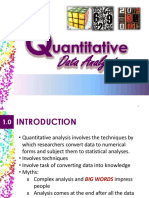 Quantiative Data Analysis