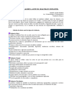 Señales de Alerta Ante El Maltrato Infantil