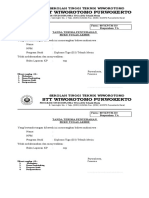 Form Tanda TerIma Laporan KP Dan TA